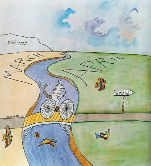 двигаемся к лету Saul Steinberg, 1966.png
